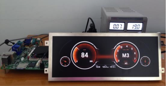 Car meter firmware based on a hardware platform provided by the client